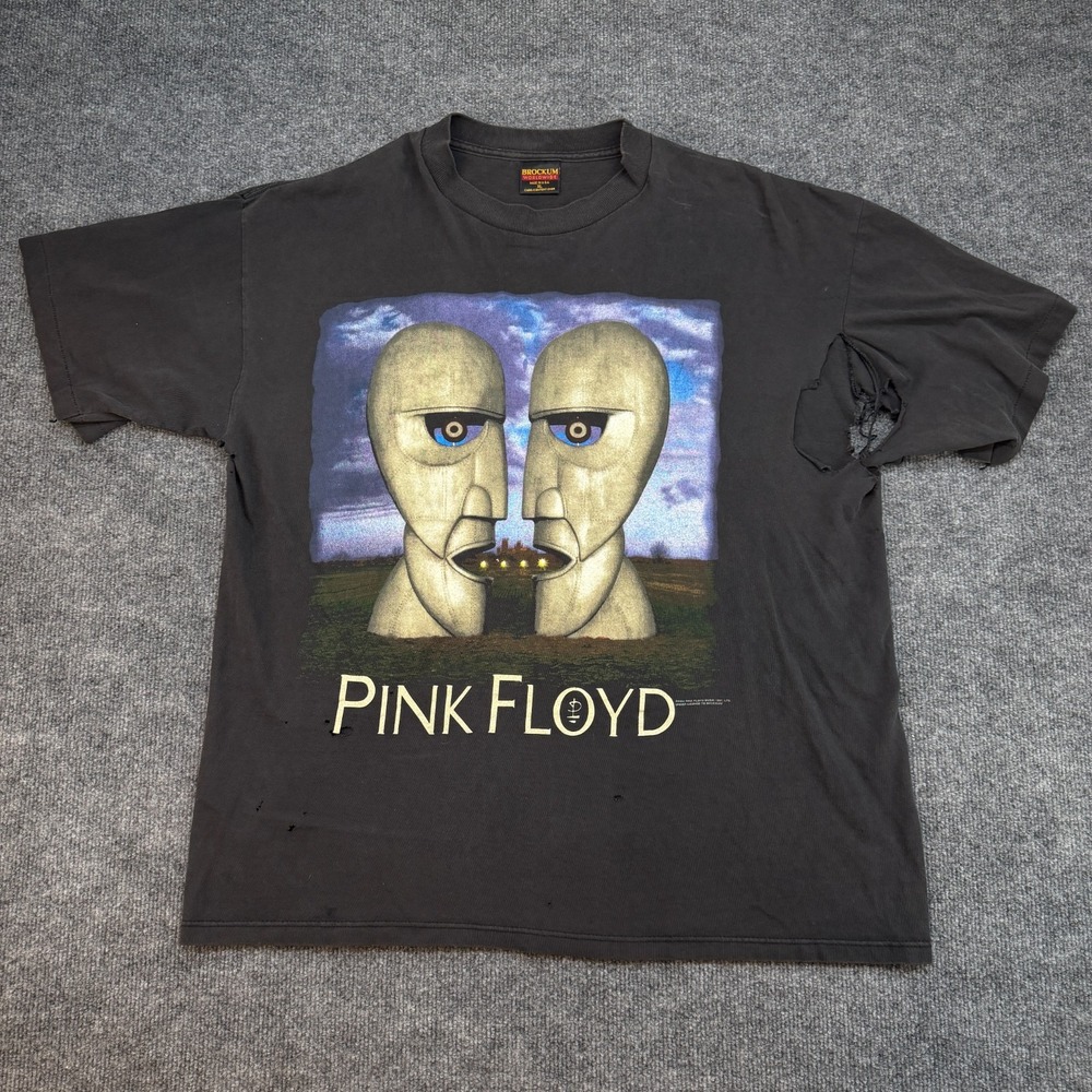 Vintage 1994 90s Pink Floyd Division Bell North American Tour T Shirt XL Brockum